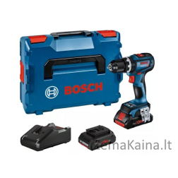 BOSCH SPŪGINIS ATSUKTUKAS GSB 18V-90 C 2xPC4.0Ah 64/36Nm LB