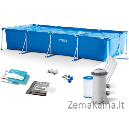 „Intex“ rėmo fondas 450x220x84cm 10in1 „Intex 28274gn“