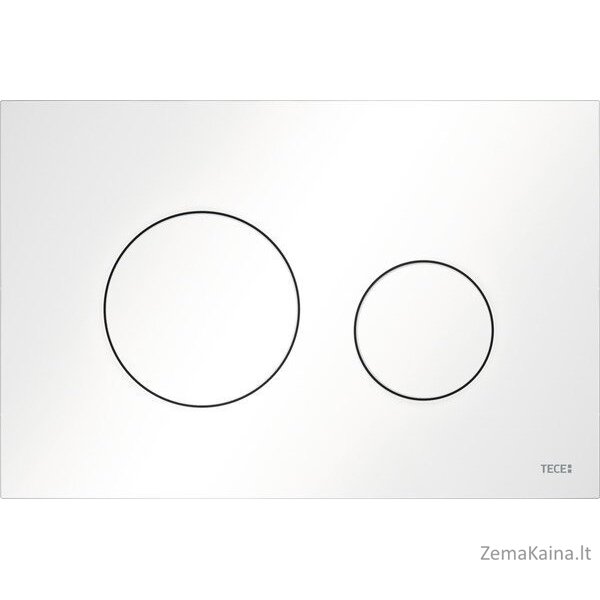 Tece TECEloop nuleidimo mygtukas - plastikinis tualeto nuleidimo mygtukas, baltas