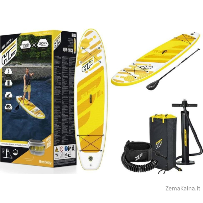 Bestway Sup Board Hydro-Force Yellow 320 x 76 x 12 cm 65348