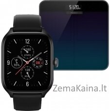 „Smartwatch Amazfit GTS 4 Infinite Black + Smart Scale“ svoris