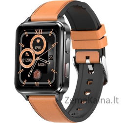 „Smartwatch Kumi Ku5 Pro Black-Brown“ (ku-ku5p/bn)