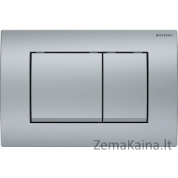 Nuplovimo mygtukas GEBERIT DELTA30 BUTTON, FRONT, CHROME-MAT // DLP.G.115.137.46.1