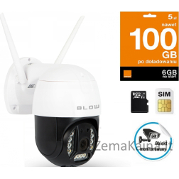 IP Blow Camera Pan/Tilt Camera GSM LTE SIM 3MP Tracking + SD128GB