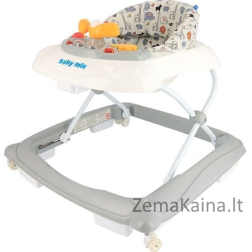 Baby Mix 47976 WALKER SU VARARATAIS SILIKONINIAI RATAI PILKI