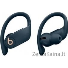 „Apple“ ausinės „Apple Powerbeats Pro“ ausinės belaidės, įdedamos į ausis, sportinės „Bluetooth“ tamsiai mėlynos (navy)