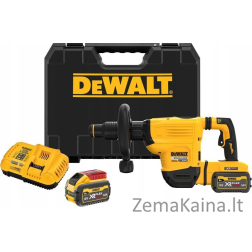 Dewalt 54v xr flexvolt griovimo plaktukas sds-max 6kg 2 x 9ah