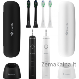 TrueLife SonicBrush Compact Duo Black/White dantų šepetėlis