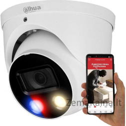 Dahua technologijos IP kamera IPC-HDW3549H-AS-PV-0280B-S4 TiOC Visų spalvų IP KAMEROS - 5Mpx 2,8mm DAHUA