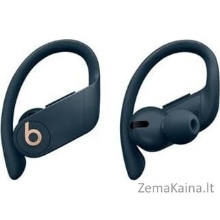 „Apple“ ausinės „Apple Powerbeats Pro“ ausinės belaidės, įdedamos į ausis, sportinės „Bluetooth“ tamsiai mėlynos (navy)