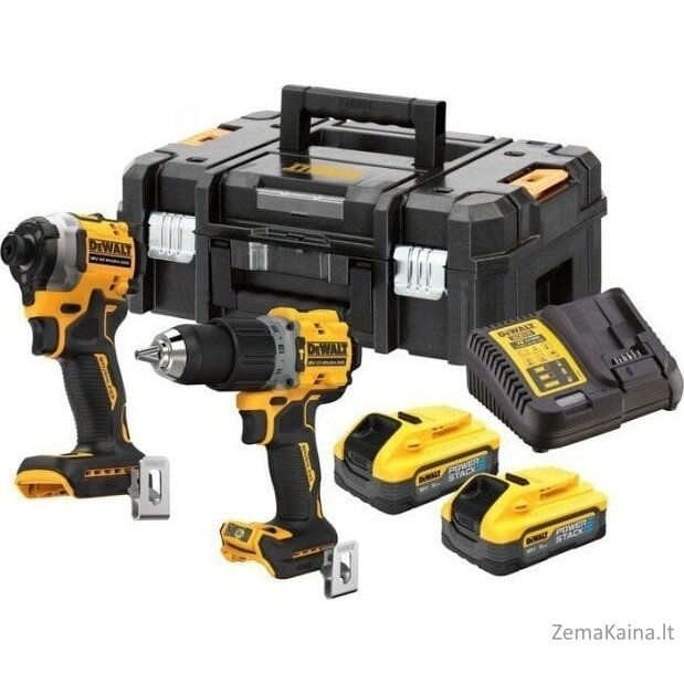 Dewalt RINKINYS DCD805 ATSUKTUMAS + DCF850 ATSUKTUKAS 18V‐2*5.0AH