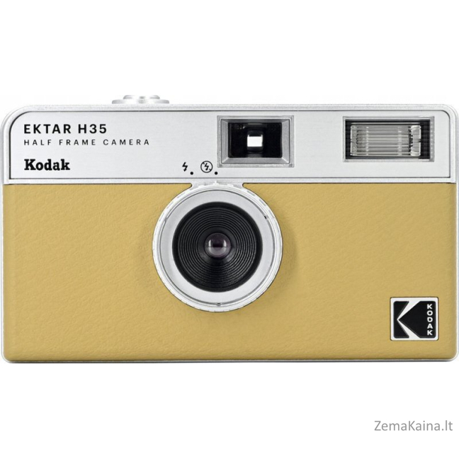 Kodak EKTAR H35 skaitmeninis fotoaparatas, geltonas