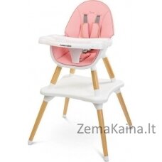 Caretero TUVA ROŽINĖ MAITINIMO KĖDĖ