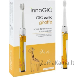 InnoGio GIOSONIC GIRAFFE Geltonas dantų šepetėlis