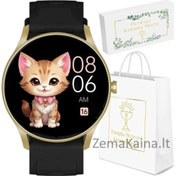 Gravitacinis laikrodis SMARTWATCH COMMUNION - GT2-3 juodas/PLN dėklas