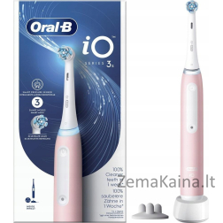 „Oral-B iO Series 3s“ dantų šepetėlis, rožinis