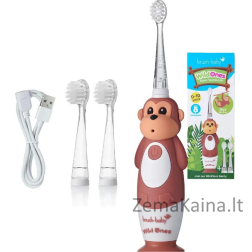 Brush-baby BRUSH BABY_Wild Ones Sonic dantų šepetėlis vaikams 0-10 Monkey