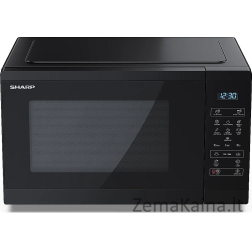 Sharp Sharp mikrobangų krosnelė | Mikrobangų krosnelė | YC-MS252AE-B | Laisvai stovintis | 25 L | 900 W | Juoda