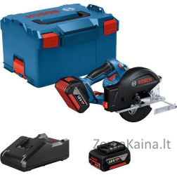 „Bosch GKM“ DISKINIS Pjūklas 18V-50 2X5.0AH LI-ION L=BOXX 238 METALUI BOSCH