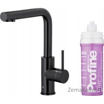 KFA DUERO PURE BASIC virtuvinis maišytuvas KITCHEN FATTER SU VANDENS FILTRACIJOS FUNKCIJA + PROFINE LILAC S FILTRŲ RINKINYS, JUODAS