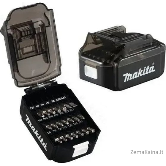 Makita įrankių rinkinys BIT SET 21 vnt. AKUMULIATORIJOJE