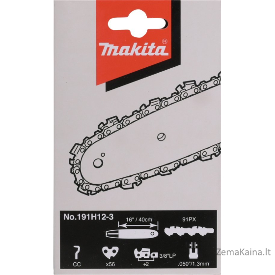 Makita grandininis pjūklas MAKITA PJOVIMO GRANDINĖ 91PX 40cm 1,3mm 3/8"