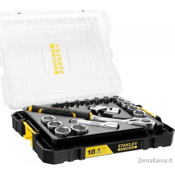 Stanley PRO-STACK 3/8' įrankių rinkinys, 18 vnt. FMMT98102-0