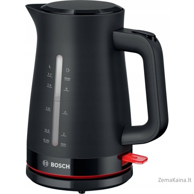 Bosch virdulys Bosch MyMoment elektrinis virdulys TWK3M123 2400W 1,7l Juoda