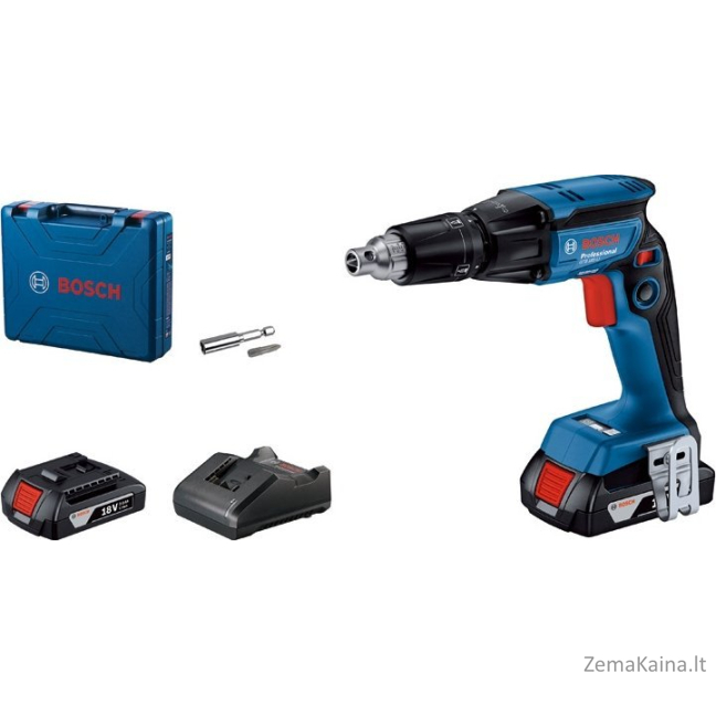 Bosch BOSCH. G-KY PLOKŠTŲ GTB 185-LI 2x2,0Ah atsuktuvas