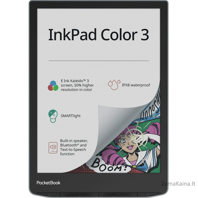 „PocketBook InkPad Color 3“ skaitytuvas (PB743K3-1-WW-B)