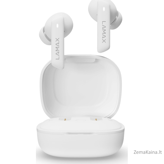 Lamax LAMAX In-Ear Clips1 ANC baltos BT 5.3 Akku 44 Std ausinės. mažmeninė prekyba