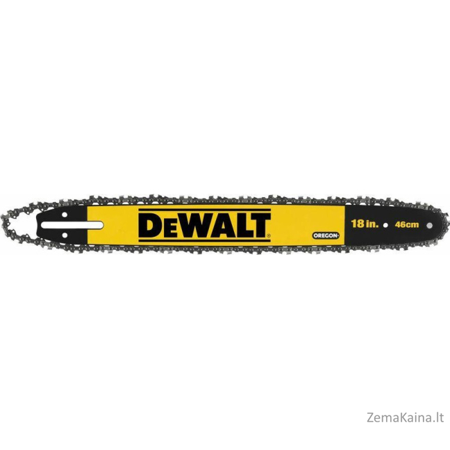 Dewalt grandininis pjūklas, kreiptuvas su 46 cm grandine