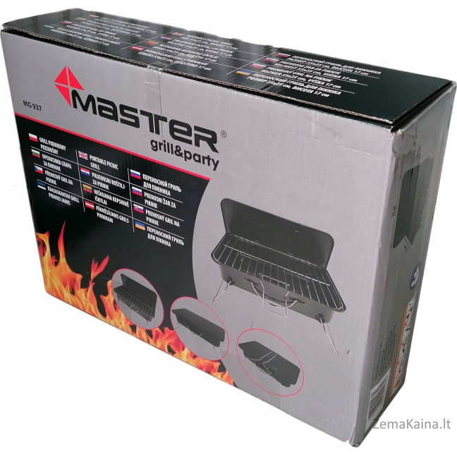 Tiekimas MASTER PORTABLE PICNIC GRILL MG937