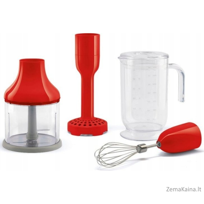 Smeg puodelio maišytuvas Smeg hbac11rd Abehor Standmixer 4-Er-Set Red