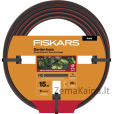 FISKARS sodo žarna 19 mm 3/4" 15 m Kieta vejai ir žolei laistyti