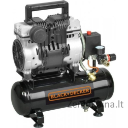 Black&Decker automobilinis kompresorius BE ALIEJOS KOMPRESORIUS SUPER SILENT 6L 8 BAR (1 PC)