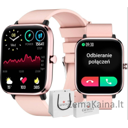 „Giewont“ išmanusis laikrodis „Giewont Dynamic SmartCall GW230-1“ išmanusis laikrodis – rožinio aukso / pudros spalvos