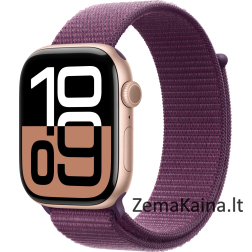 Išmanusis laikrodis Apple Watch 10 GPS + Cellular 42mm Rose Gold Alu M/L Pink (MWXA3QF/A)