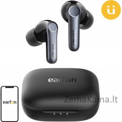 EarFun ausinės EarFun Air Pro 4 TWS ausinės, ANC (juodos)