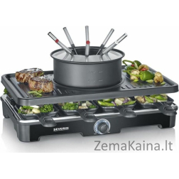 Severin Severin RG 2347 elektrinis grilis raclette grilis 8 asmenims 1400 W juoda
