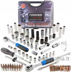 Forsage įrankių rinkinys TOOL SET 94 ELEMENTS+6 1/2"1/4 PREMI UM