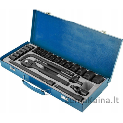 Forsage įrankių rinkinys 1/2" įrankių rinkinys 24 vnt (8-32mm) (6 taškai)
