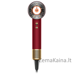 Dyson Supersonic Nural HD16 Velvet Red/Gold, ES | Plaukų džiovintuvas | 1600W, 3 greičių režimai