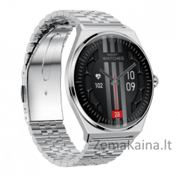 ekologinis laikrodis Išmanusis laikrodis EW05 SILVER