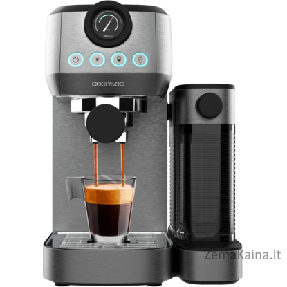 CECOTEC Cafetera PowerEspresso 20 Steel Pro Latte
