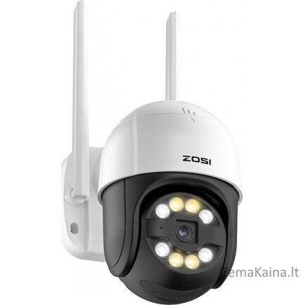 ZOSI IP kamera Lauko IP kamera ZOSI C289 WiFi 3MP Pan Tilt IP66 + 32GB microSD kortelė