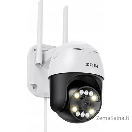 ZOSI IP kamera ZOSI C296 lauko IP kamera WiFi 8MP dual Pan Tilt IP66 + 32GB microSD kortelė