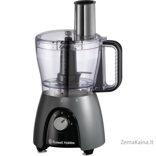 Russell Hobbs 27111-56 virtuvės kombainas 600 W 2,3 l juodas, skaidrus