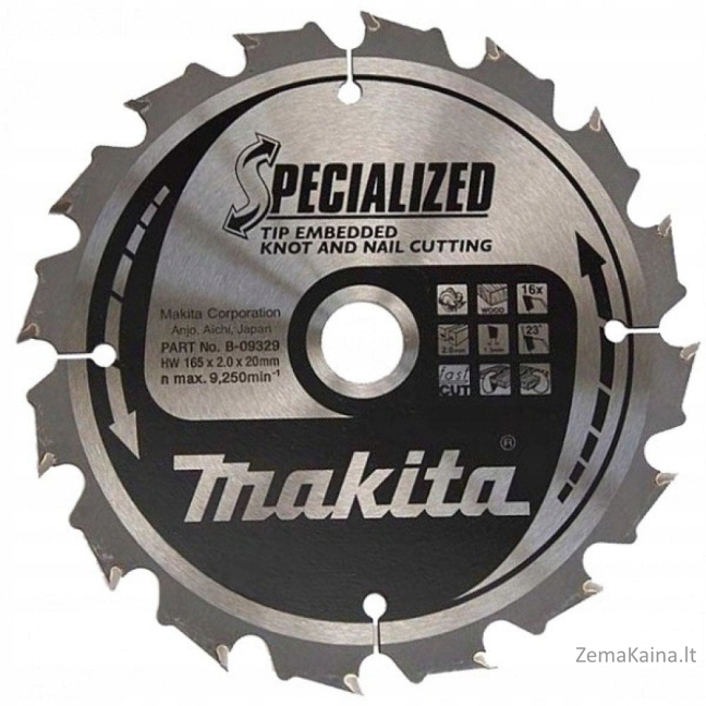 SPECIALIZUOTA MEDIENA Makita MAKITA diskinis pjūklas 270x30x40z (SU VINIAIS IR MAZGAIS)