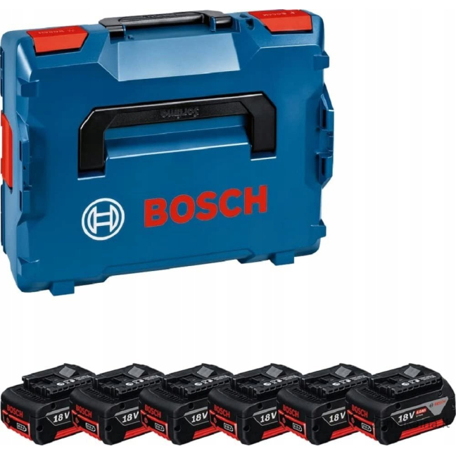 Bosch Bosch 6 X GBA 18V 4.0AH PROFESSIONAL, baterija (mėlyna/juoda)